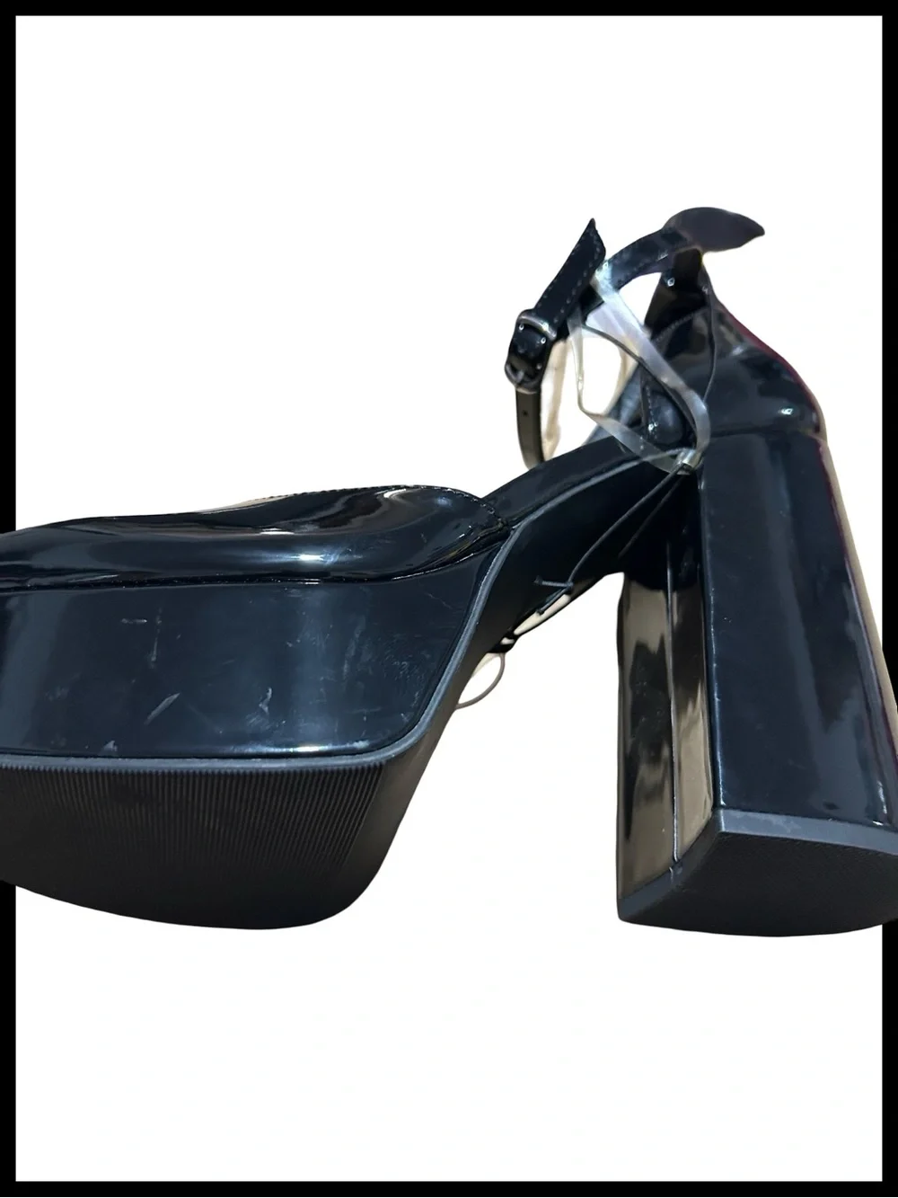 🆕 Women’s Black Patent Platform Mary Jane Heels